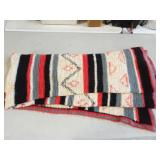 Vintage Crochet Southwest Style Blanket