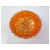 Vintage Marigold Lustre Rose Orange Carnival