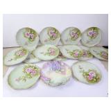 Lot of Lefton Antique Clam Shell Hand Painted