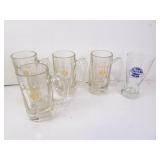 Lot of Bar Glassware - Andeker & Pabst Blue
