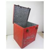 Galvanized Milk Box - Painted