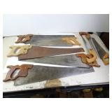 Lot of Hand Saws