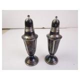 Antique Weighted Sterling Silver Salt & Pepper