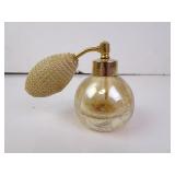 Vintage Irice NY Crackle Style Glass Perfume