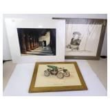 Lot of 3 Art Prints