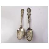 Lot of 2 Sterling Silver Washington Souvenir