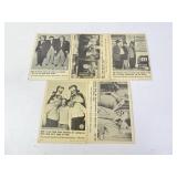 Lot of 5 Vintage Fleer 3 Stooges Cards