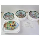 Lot of 4 Green Bay Packers Collectors Plates -