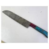 Damascus Serrated 14' Chef's Knife - MHS Cutlery