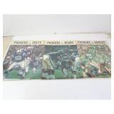 Lot of 3 Vintage 1968 Green Bay Packers Game Day