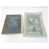 Lot of Two 1800s Paper Items - Two Little