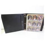 Large Lot of 1990 NBA Hoops Cards in Binder -