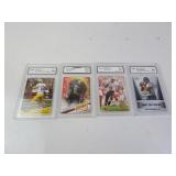 Lot of 4 GMA Graded Slabbed Sports Cards - Andrew
