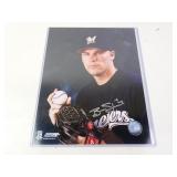 SIGNED Ben Sheets MLB Milwaukee Brewers Photo -