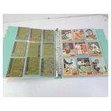 Binder of Vintage 1961 Topps MLB Baseball Cards