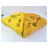 Lot of 2 SIGNED Packers Small Cheeseheads (No
