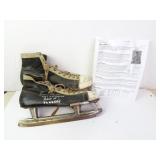 SIGNED Pierre Pilote HoF 1975 Vintage NHL Hockey