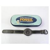 Fossil Genuine Classic Mens Leather Band Quartz