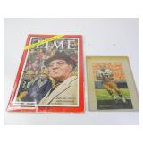 Vintage Vince Lombardi TIME Magazine & Bart Star