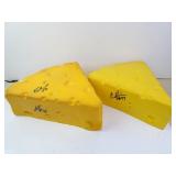 Lot of 2 SIGNED Packers Cheeseheads (No COA) -