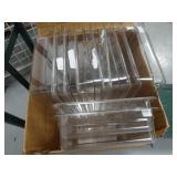 Lot of 10 Cambro Plastic Trays - 4" x 20.75" x