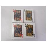 Four Decks of Trump Playing Cards