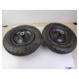 Set of 4.80/4.00-8 Tires with Rims