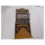 5ft Tall Plastic Slot Machine Display