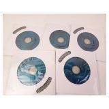 Lot of 5 4.5" Tile Cutting Blades