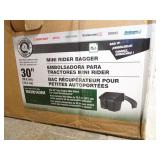 30" Mini Riding Mower Bagger - Uninspected for