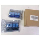 Two 5 Channel Relay Modules
