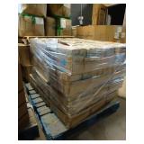 Pallet of 432 Heart Shaped Wood Decorations -