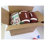 Box full of Football Related Items