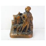 1974 Banthrico The Minute Man Metal Coin Bank