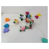 Vintage Disney Dinosaurs Movable Figures