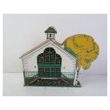 Vintage Fish Creek Clothier Wood Home Dï¿½cor 6"