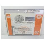Vintage Chieftan Development Co. 100 Shares Stock