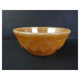 Vintage Fire King Peach Lustre 5" Milk Glass Bowl