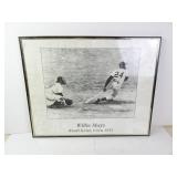 Framed Willie Mays 1951 Photo Print 20" x 16"