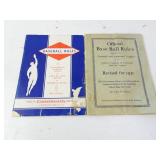 Lot of 2 1931 MLB Baseball Rule Books