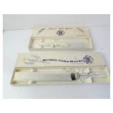 Lot of 2 Vintage Society Brand Bride Cake Knives