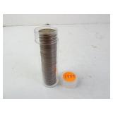 Tube of 1955 U.S. Wheat Pennies