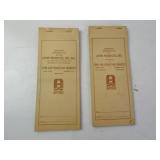 1939/1940 Avon Sales Record Books