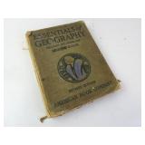 Antique Geography Book with Wisconsin Supplement