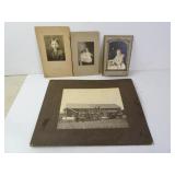 Lot of 4 Antique Photographs