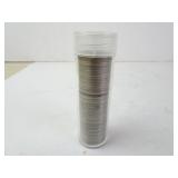 Tube of U.S. V-Nickels - Good to worn conditions