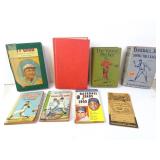 Lot of Vintage Baseball Themed Books - Ty Cobb