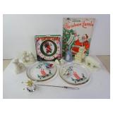 Lot of Vintage Christmas Items - Dept 56 Snow