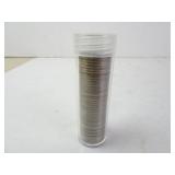 Tube of U.S. V-Nickels - Good to worn conditions