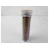 Tube of Misc. U.S. Wheat Pennies - Various dates